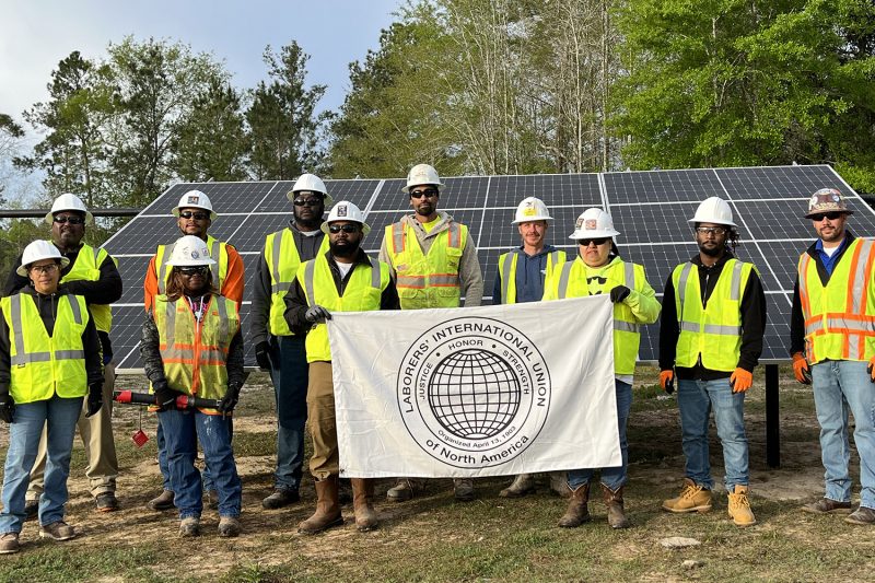 solarclass-liuna350 Training with LiUNA Local 350